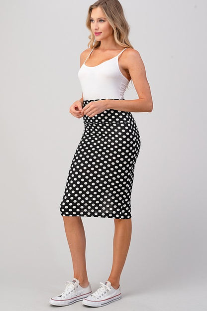 SKIRT- Patrice- Playful Polka Dots