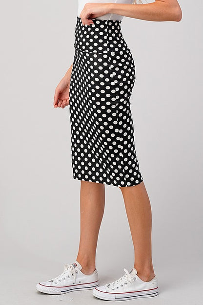 SKIRT- Patrice- Playful Polka Dots