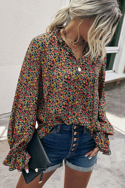 SHIRT- Happi-  floral and fun