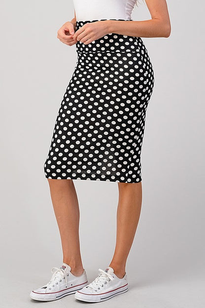 SKIRT- Patrice- Playful Polka Dots