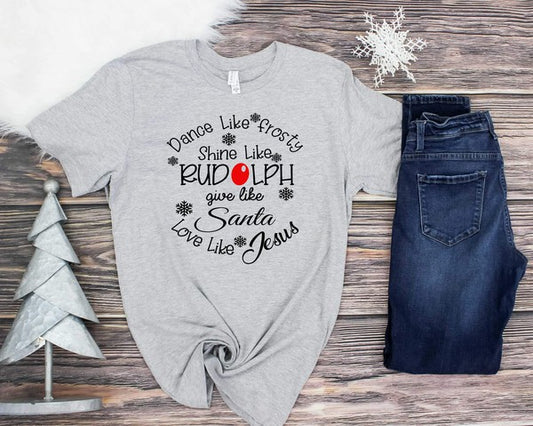 SHIRT- Rosy- A perfect combo of holiday spirit tshirt